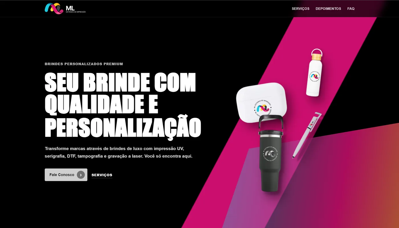 Hero do site ML Sistemas de Impressão
