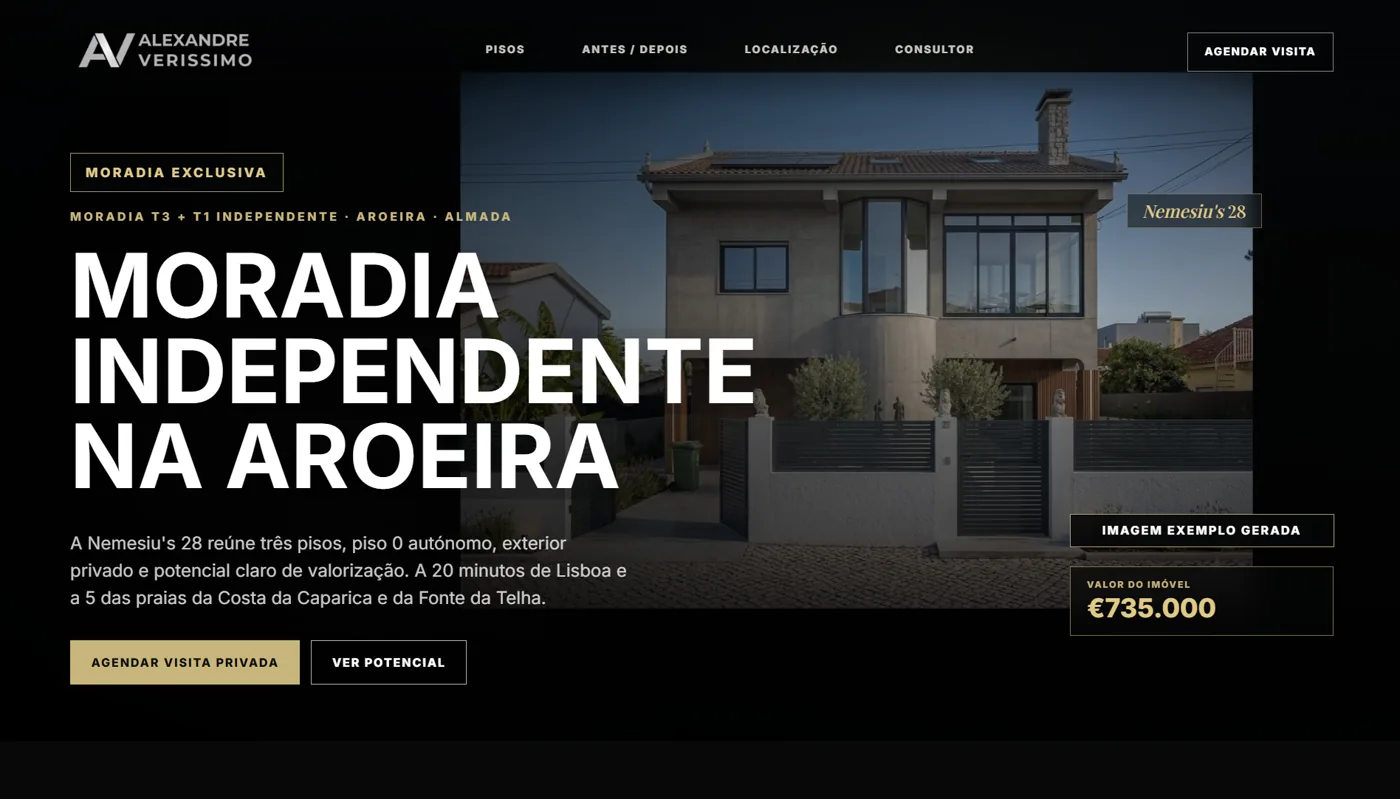 Hero da landing page Nemesius 28